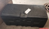 Waterproof truck box, plastic construction, no key
