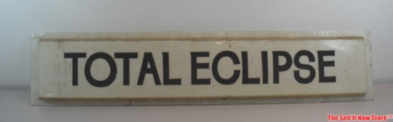 Total Eclipse Plastic Sign Lens 48" X 10" X 2"