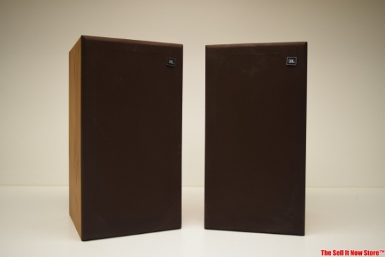 Vintage Pair of JBL Decade L26 Speakers CLEAN WORKS but woofers need refoaming