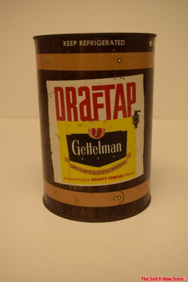 Gettleman's Draft Tap 1 Gallon Beer Can