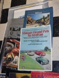 Lot Of 11 Assorted ROAD AMERICA ELVA Grand Prix Car Mural Posters