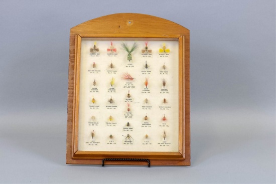 Weber Fly Display, Featuring 30 Flies In Case,