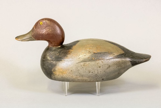 Mason Decoy Factory Redhead Drake Duck Decoy,