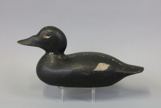 Mason White Winged Scoter Duck Decoy, Detroit,