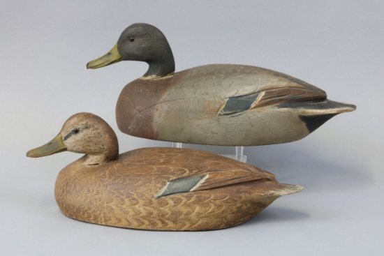 Ben Schmidt pair of Mallard Duck Decoys,