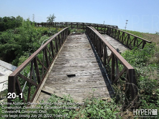 (Lot) (2) steel bridge structures