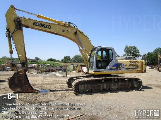 2004 Kobelco SK330CL Hydraulic Excavator