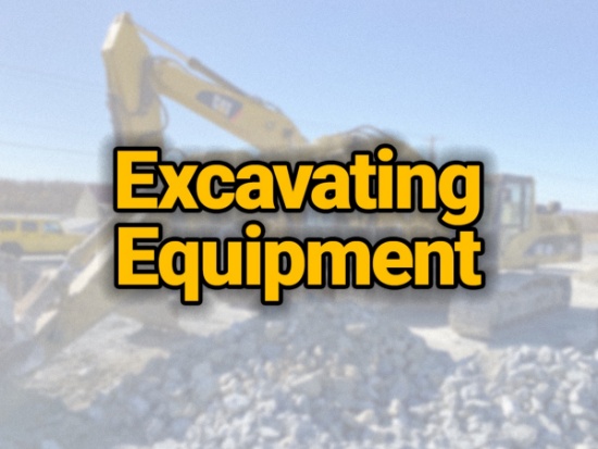 Excavation Equipment surplus to major PA firm