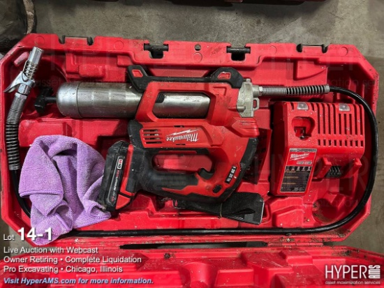 Milwaukee M18 grease gun