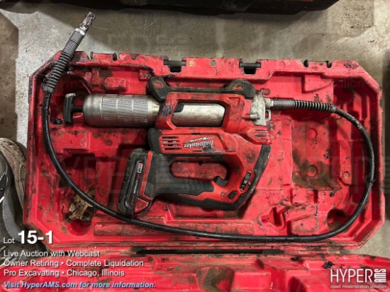 Milwaukee M18 grease gun