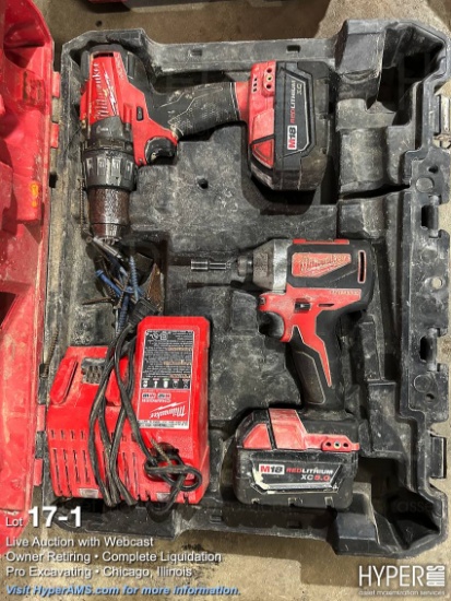 Milwaukee M18 drill, small impact