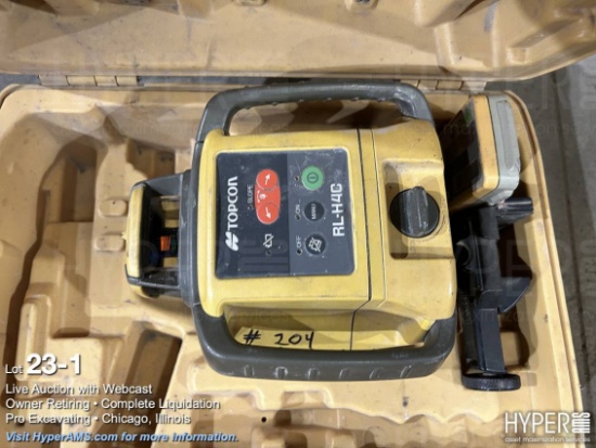 Topcon RL-H4C self leveling laser