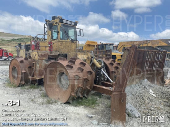 1997 CAT 836C TRASH COMPACTOR