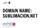 Domain Name: sublimacion.net