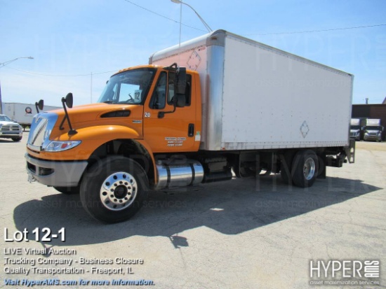 2015 International 4400 SBA 4x2 Maxx Force Box Truck