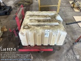 Fluid storage tank 70 gal. on portable cart