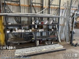 Truck parts including assorted lights, brake parts, trailer parts, load bars, trailer tie down with