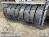 (8) Truck tires 295/75R/22.5