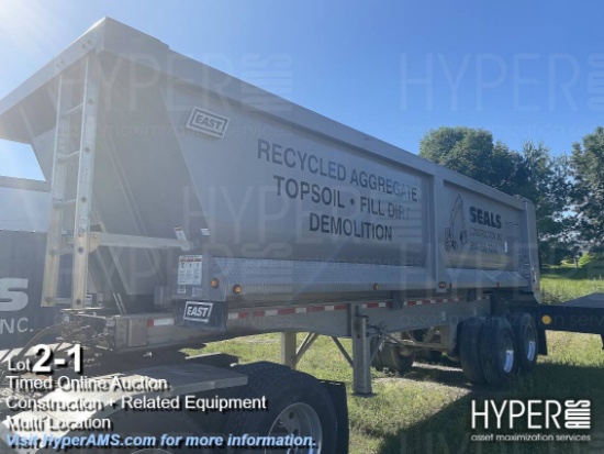 2017 East 30 ft. Dump Trailer