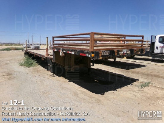 1999 Fontaine 40 ft Single Drop Step Deck Trailer