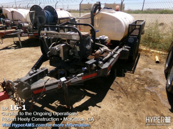 2014 Brocks Hydro Test Trailer with Hydrotek Power Washer