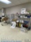 Metro racks w/ first aid kits, tie vac suits, earplugs, lakeland micromax NS