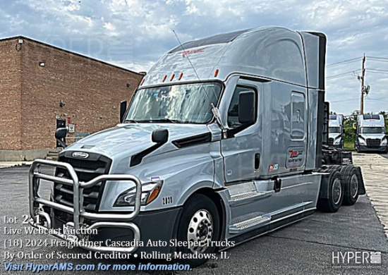 2024 Freightliner Cascadia [vin: 3akjhhdrxrsux1165] [186,530 Miles]