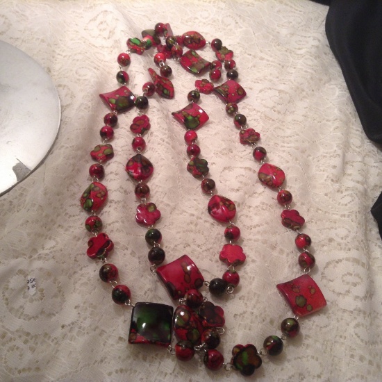 Elegant Red Necklace