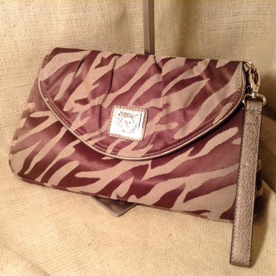 Anne Klein Animal Print Wristlet