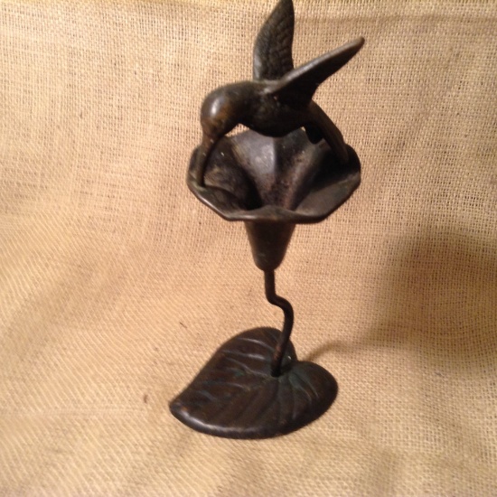 Metal Hummingbird Figurine