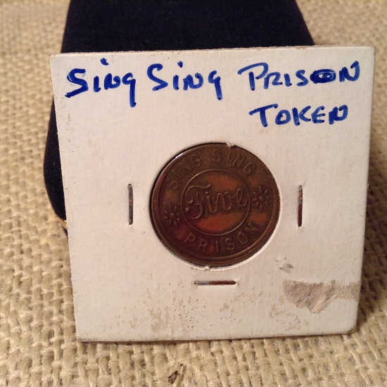 Sing Sing Prison Token