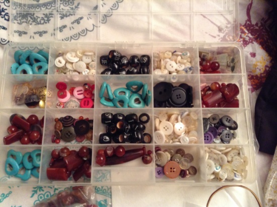 Mixed lot of Buttons and Notions