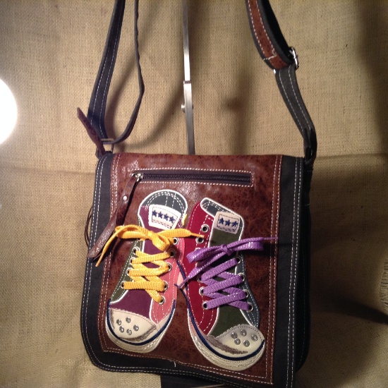 Gym Shoes Canvas Handbag