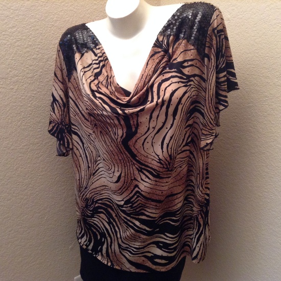 Animal Print Blouse