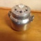 Silver Metal Pot w/Top
