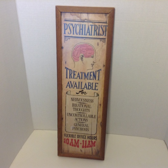 Psychiatrist Treatment Sign