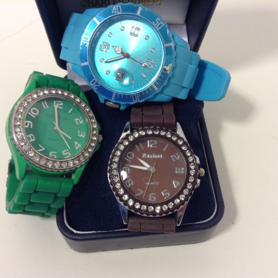 3 Colorful Watches