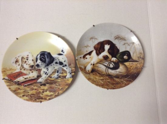 Set of Puppy Plates