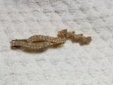 Two Rhinestone Hair Clamp/Pins