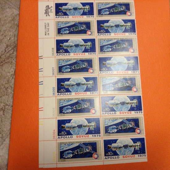 Apollo Soyuz 1975 Stamps
