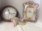 Clock, Frame French Porcelain Shoe