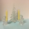 Crystal Candle Holders & Tree