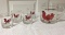 Red Rooster Pitcher & Glasses