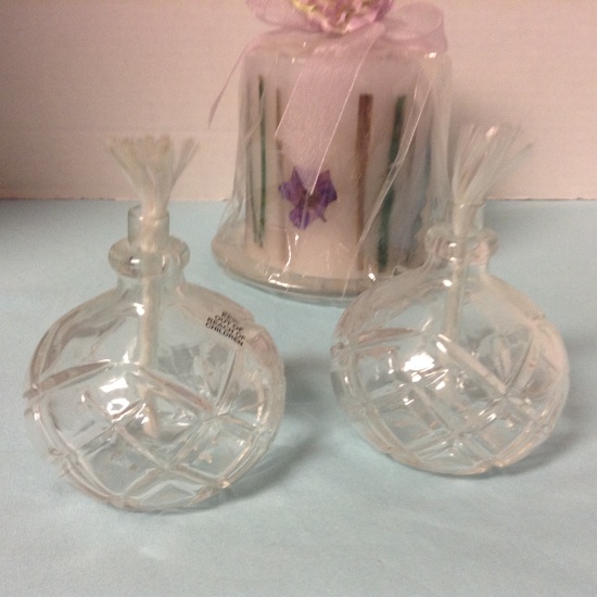 Two Crystal Candles