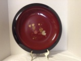 Asian Red Lacquer Bowl