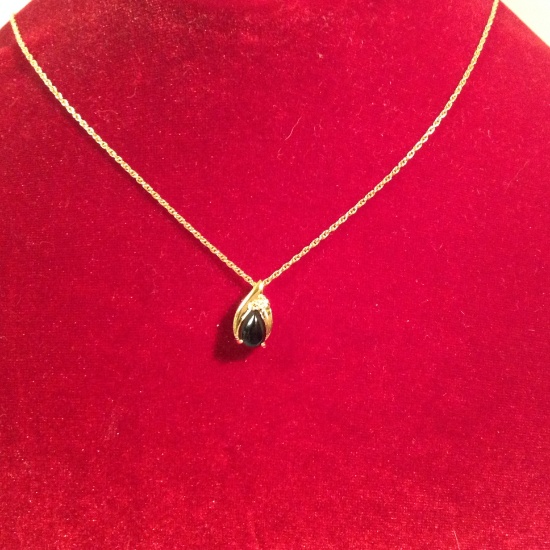 Black Spinelle Necklace