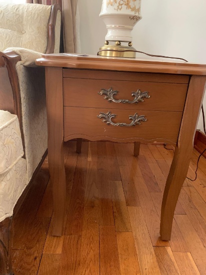 Two End Tables with Drawers