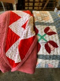 Homemade quilts