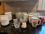 Assortment of cups and bowls