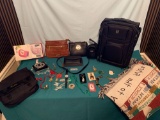 Assortment of purses and jewelry